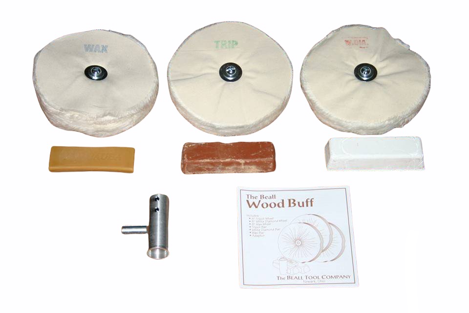Beall® 4 Carnauba Wax Wood Buffing Wheel