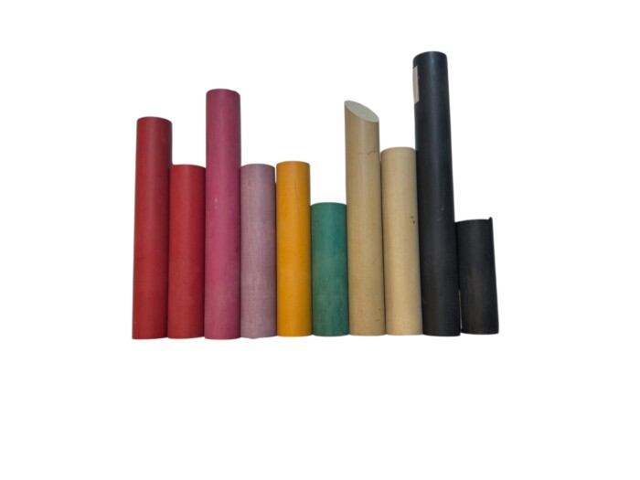 20mm SEM Unicolor Ebonite Rod Cutoffs lot #1