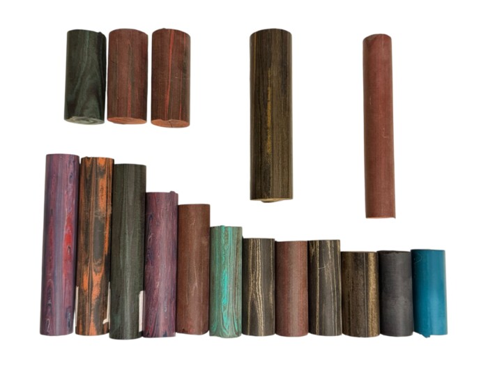 German Colored Ebonite 1.75"-4" lengths